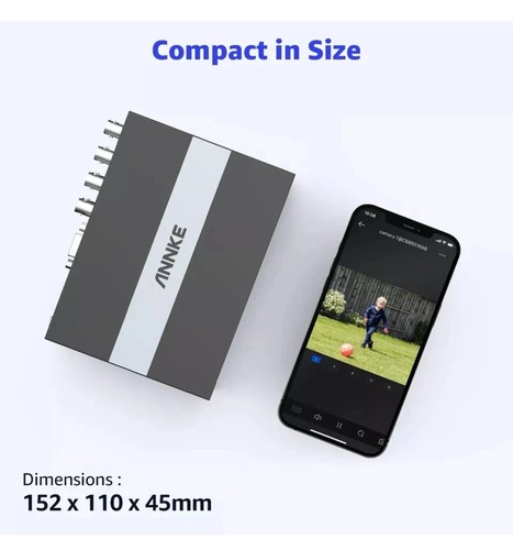 Annke 500gb essd 5mp - 5mp, 8ch