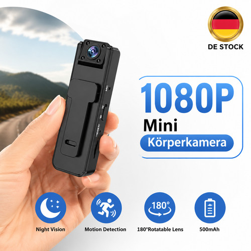 Fotocamera corpo mini 1080p - fotocamera,